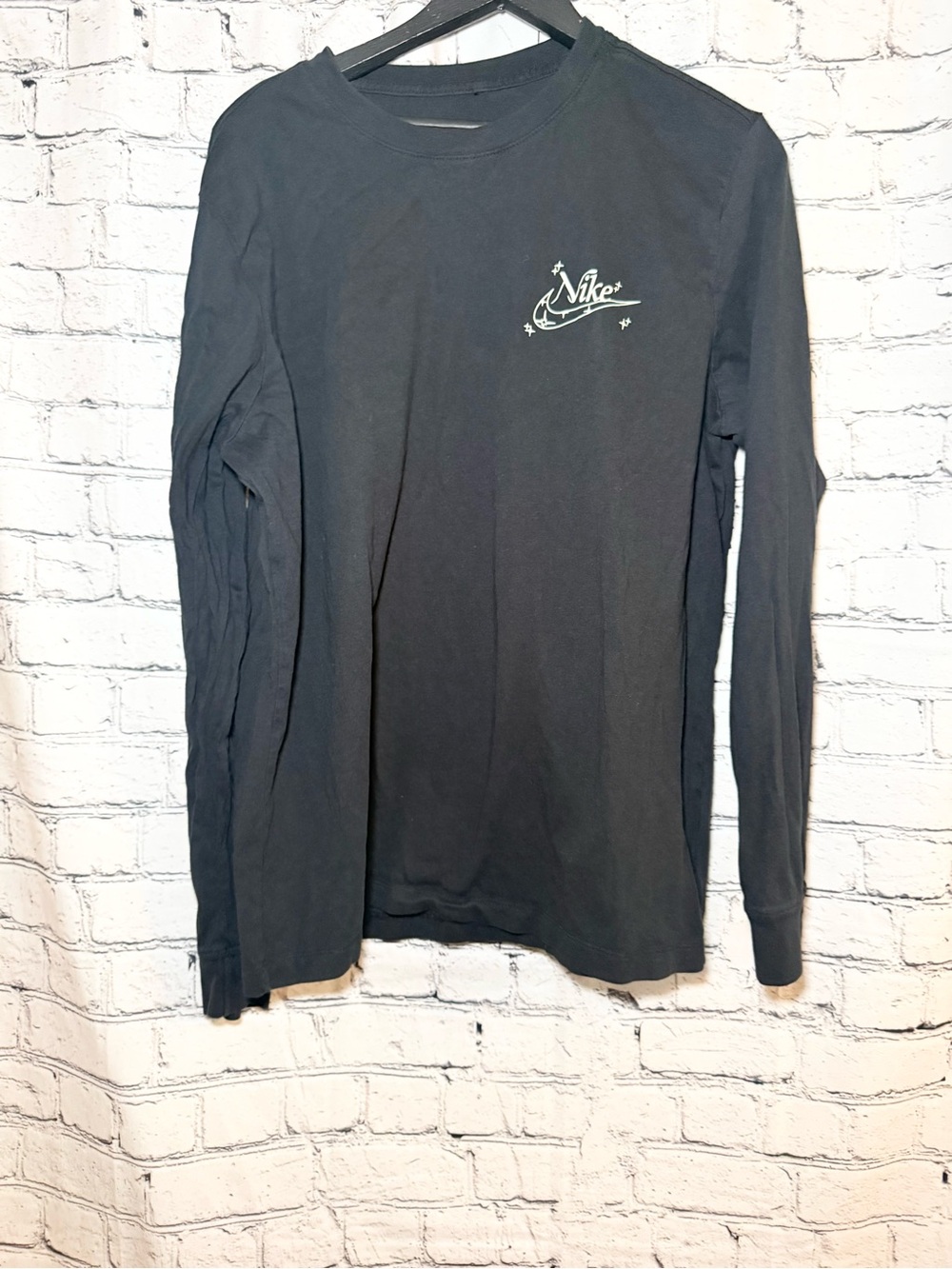 Nike black graphic tshirt. Size L